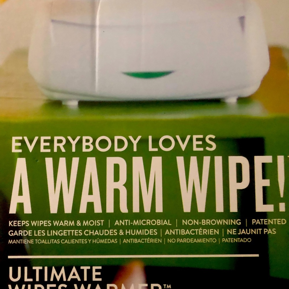 A wipe warmer for baby wipes